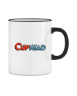 Puodelis Cuphead logo Puodelis Cuphead logo